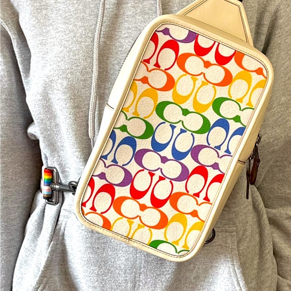 Coach Handbags - Coach Pride Sullivan Pack, Rainbow